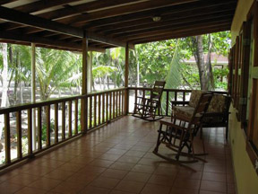 Marley House upstairs deck