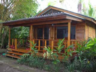 Teak Cabin front view